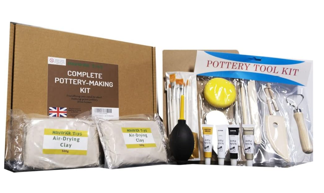 The Ultimate Pottery Making Kit - Perfect Gift For Arts and Crafts Fans!